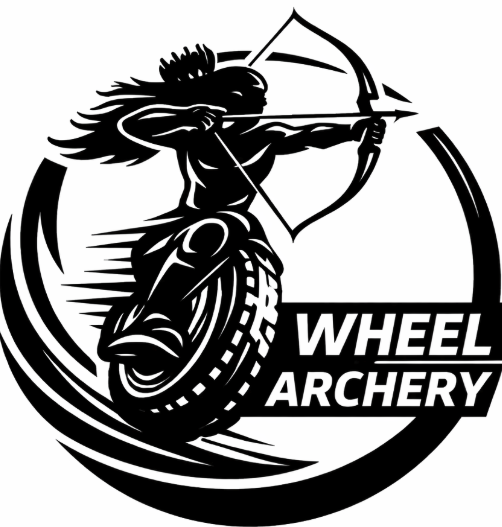 Official logo of wheel archery – a progressive and competitive archery game played on a single