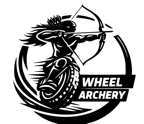 Official logo of wheel archery – a progressive and competitive archery game played on a single wheel